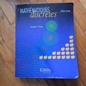 Mathématiques Discrètes Textbook by Kenneth H. Rosen - French Edition